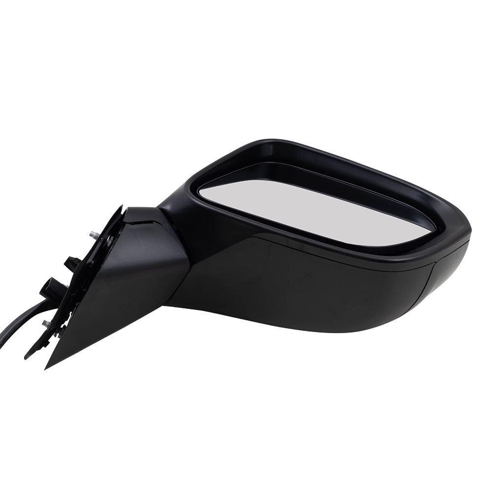Brock Aftermarket Replacement Passenger Right Power Mirror Without Heat-Camera Paint To Match Black Compatible With 2014-2015 Honda Civic