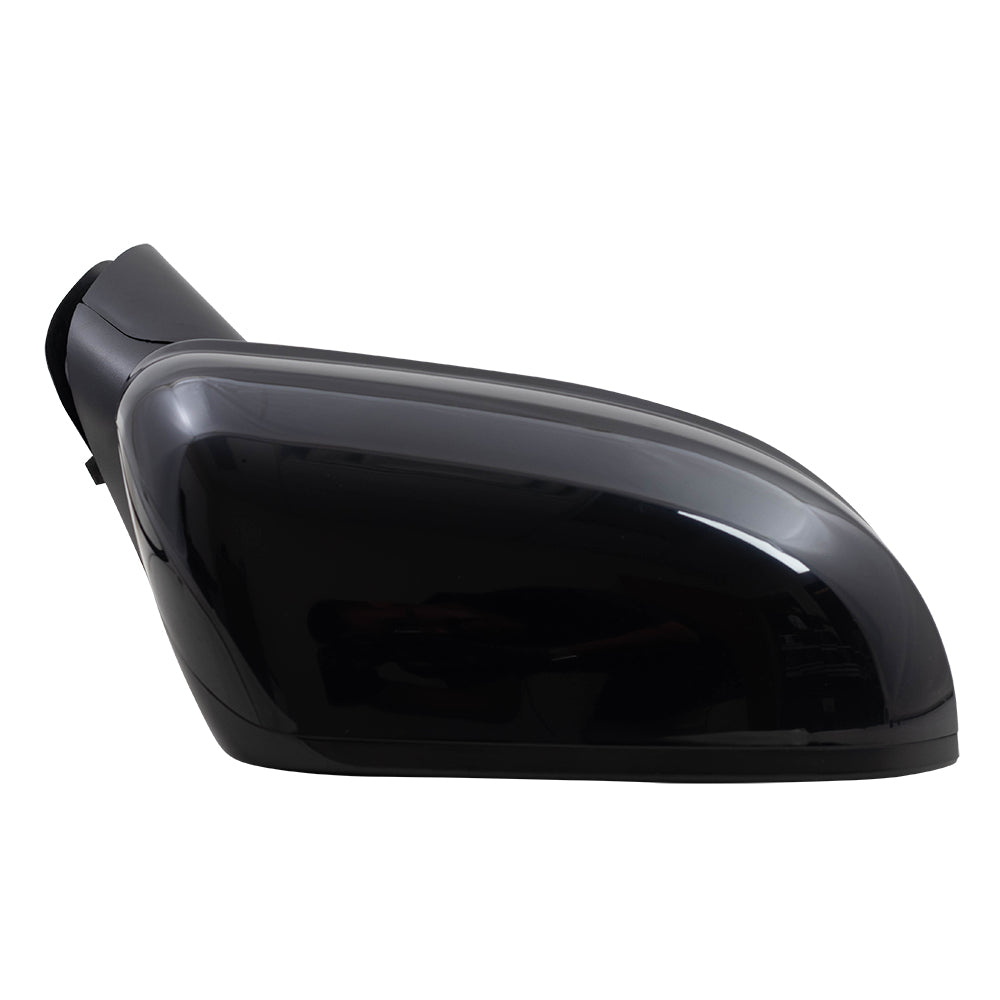 Brock Aftermarket Replacement Passenger Right Power Mirror Without Heat-Camera Paint To Match Black Compatible With 2014-2015 Honda Civic