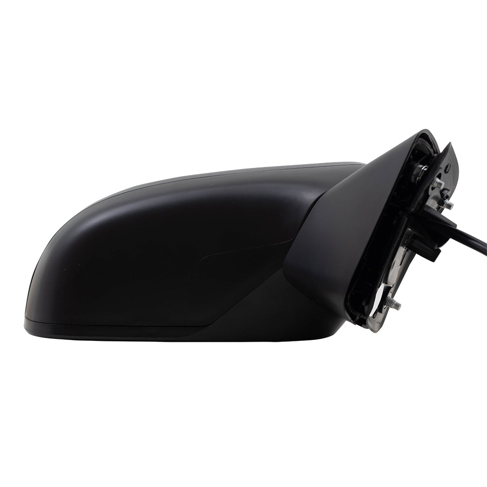 Brock Aftermarket Replacement Passenger Right Power Mirror Without Heat-Camera Paint To Match Black Compatible With 2014-2015 Honda Civic