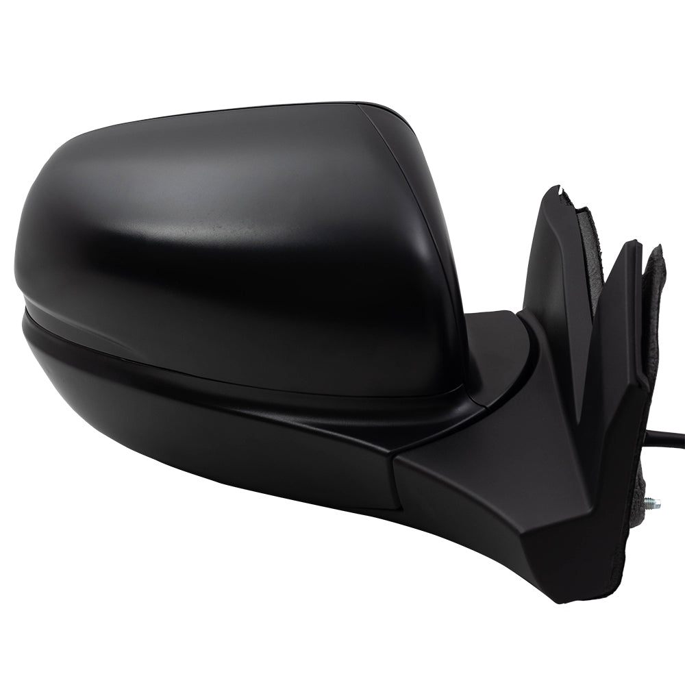 Brock Replacement Pair Side View Mirrors Power Manual Folding Textured Driver and Passenger Set Compatible with 2016 Pilot 76250TG7A01 76200TG7A01