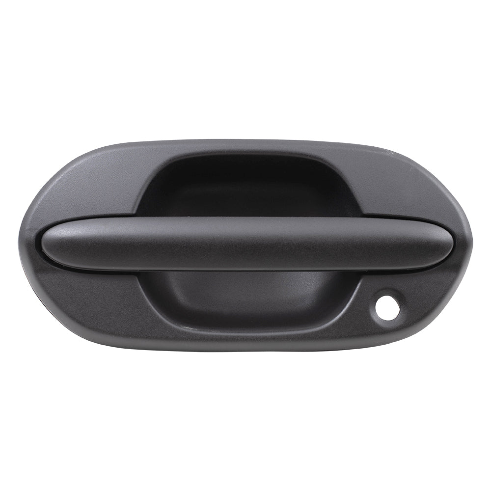Brock Replacement Drivers Front Outside Outer Textured Door Handle compatible with Van 72180-S0X-A03