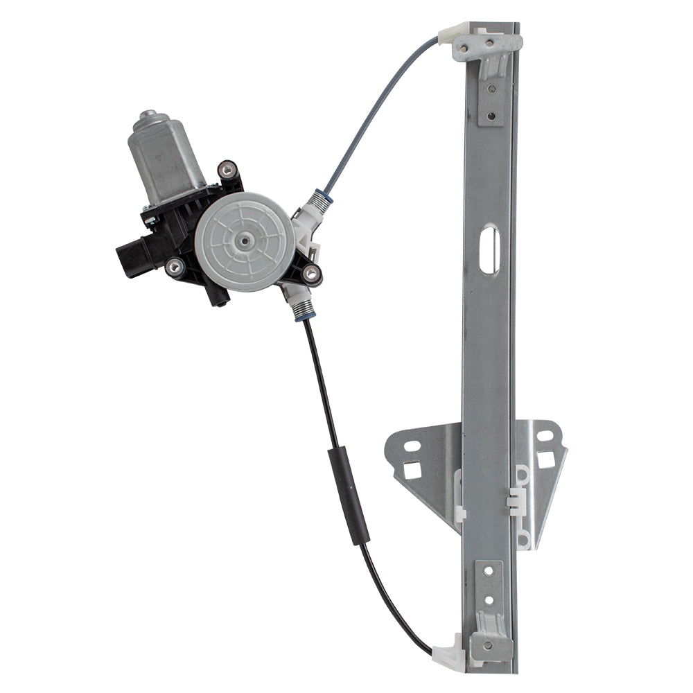 Brock Replacement Power Window Regulator with Motor Compatible with 2004-2008 TSX Passengers Rear 2 Pin Plug Connector Assembly 72710SEA003 72710-SEA-003