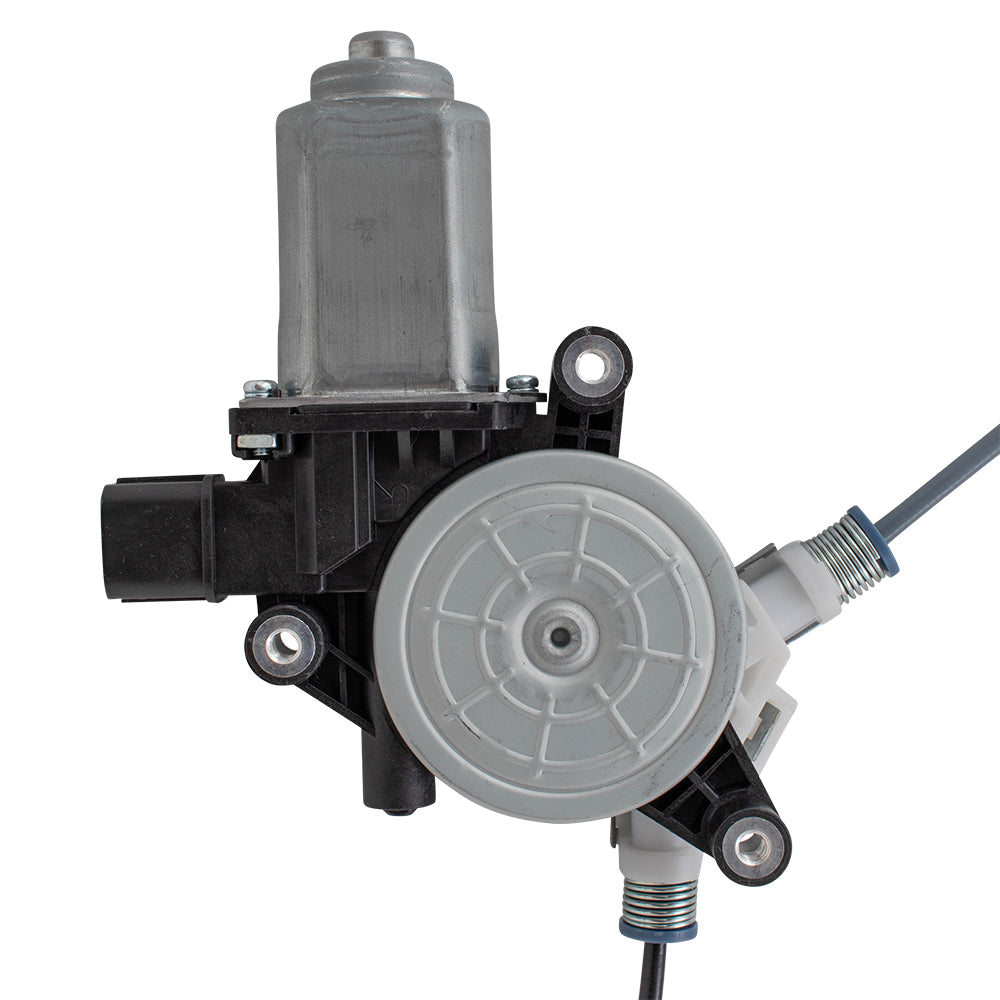 Brock Replacement Power Window Regulator with Motor Compatible with 2004-2008 TSX Passengers Rear 2 Pin Plug Connector Assembly 72710SEA003 72710-SEA-003