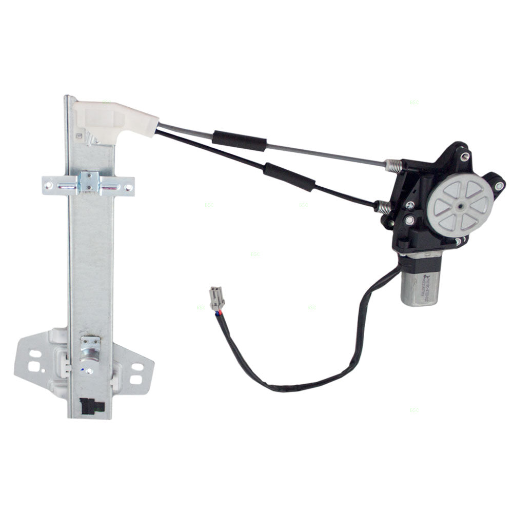 Brock Replacement Drivers Rear Power Window Lift Regulator with Motor Assembly Compatible with 94-97 Accord 72750SV4003