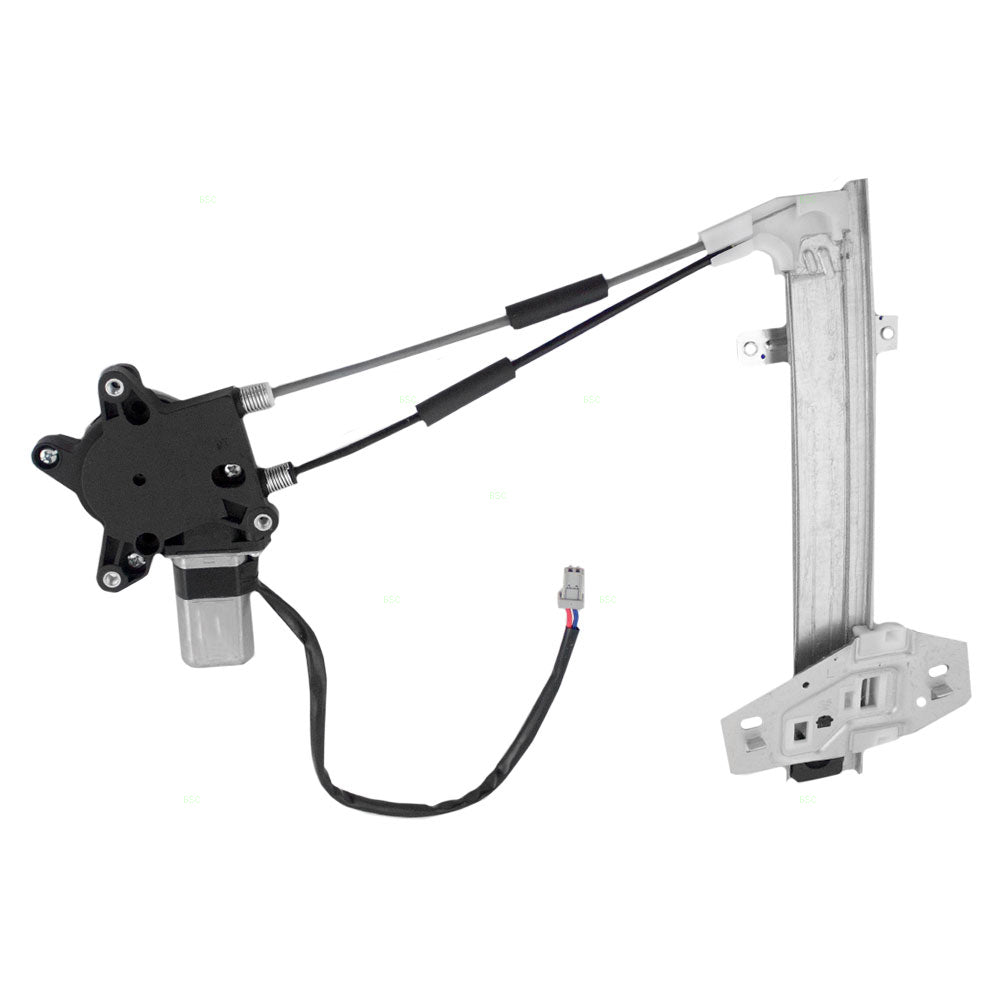 Brock Replacement Drivers Rear Power Window Lift Regulator with Motor Assembly Compatible with 94-97 Accord 72750SV4003