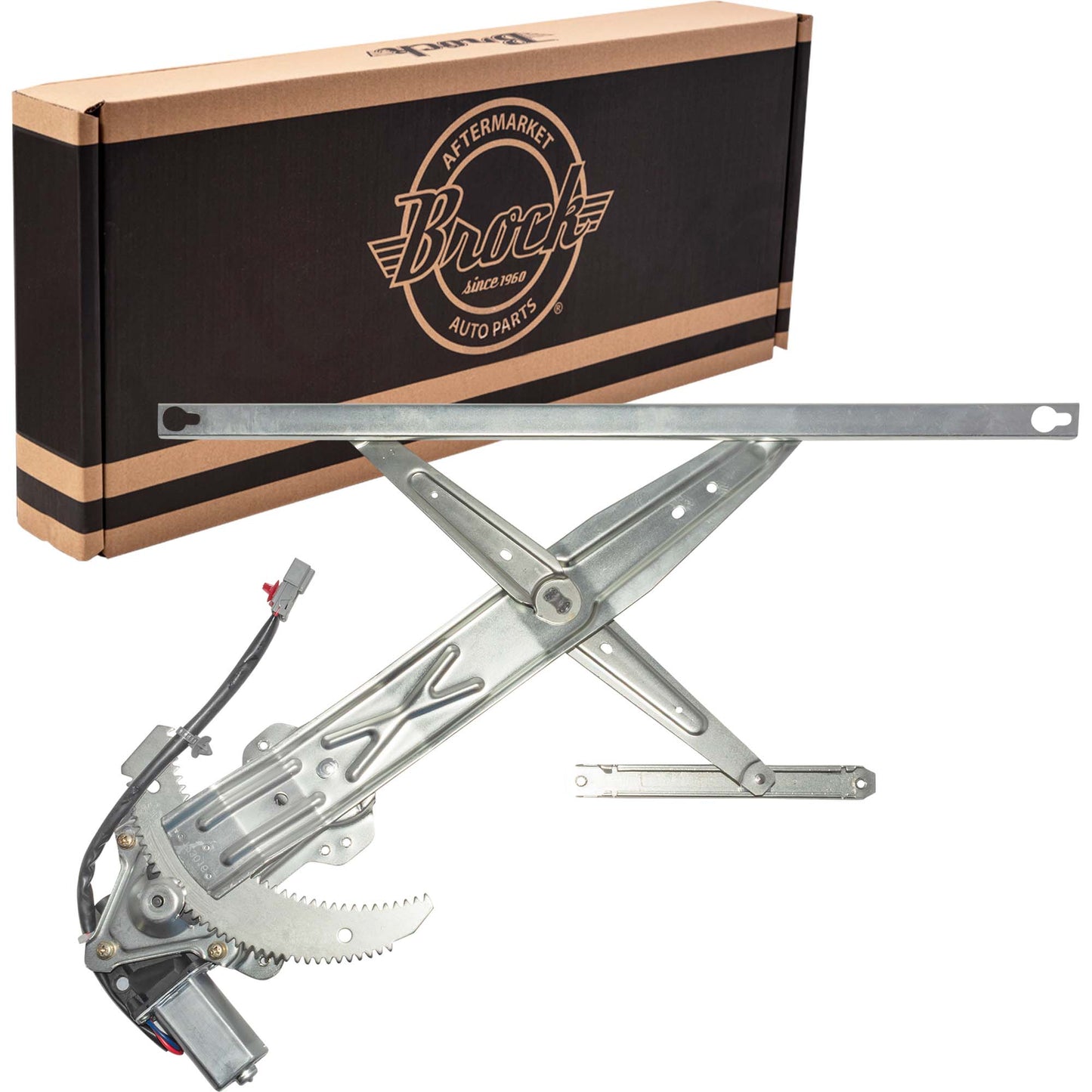 Brock Replacement Passengers Front Power Window Lift Regulator with Motor Assembly Compatible with 98-02 Accord 72211S82A01