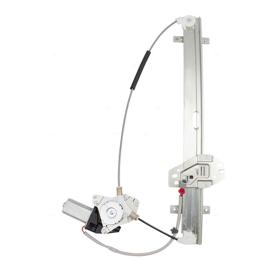 AUTOANDART Brock Replacement Drivers Front Power Window Lift Regulator w/ 4 Pin Connector Motor Assembly Compatible with 01-02 MDX 72250S3VA03