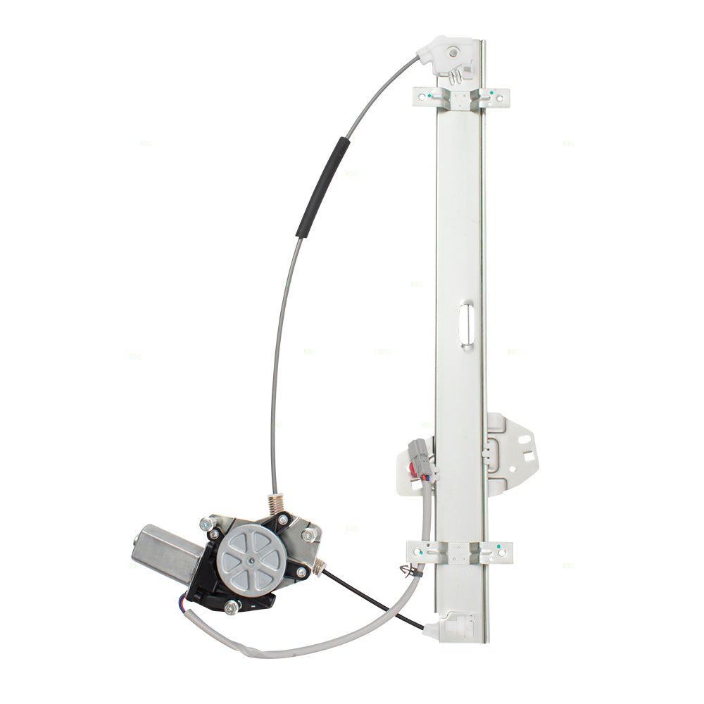 Passengers Front Power Window Lift Regulator w/ 2 Pin Connector Motor Assembly Replacement for 01-02 Acura MDX 72210S3VA03