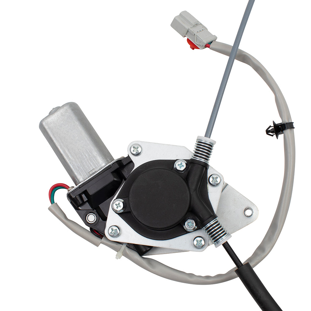 Brock Replacement Passengers Front Power Window Lift Regulator w/ Motor 2 Pin Connector Assembly Compatible with 99-01 TL 72210S0KA03