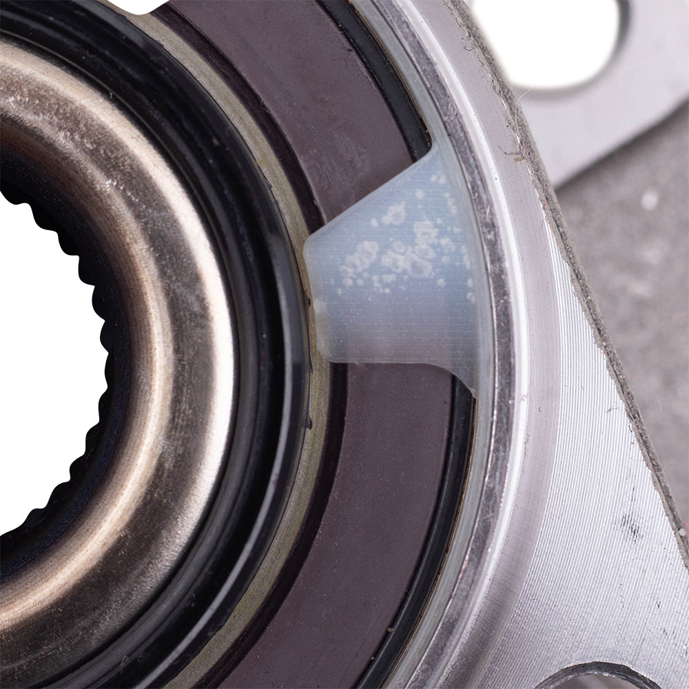 Brock Replacement Pair Rear Hubs & Wheel Bearings Compatible with 2003-2014 XC90