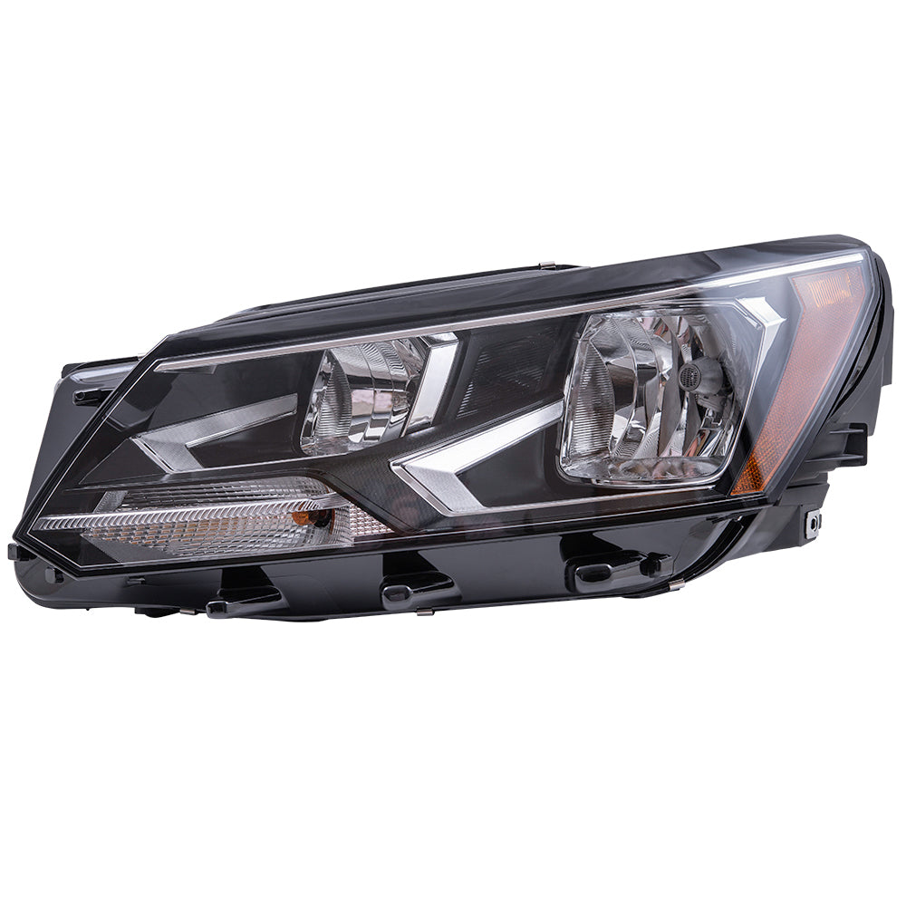 2016-2019 Volkswagen Passat Halogen Combination Headlight Assembly LH
