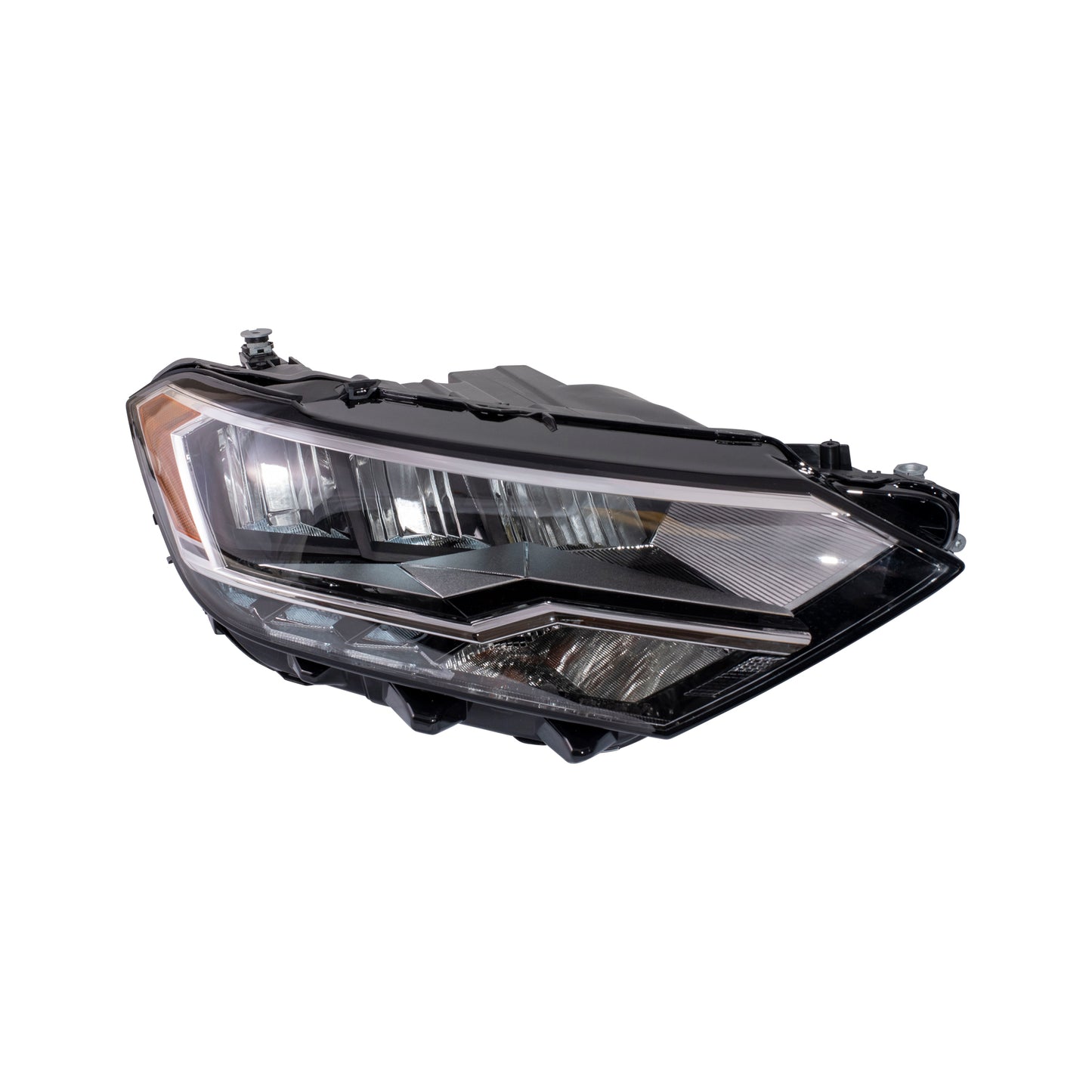 LED Headlight Assembly Set Driver Side Left Passenger Side Right for 2019-2023 Volkswagen Jetta Composite