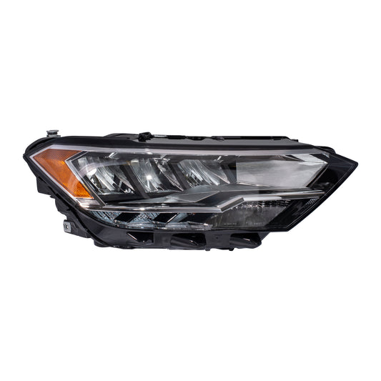 LED Headlight Assembly Passenger Right for 2019-2023 Volkswagen Jetta Composite