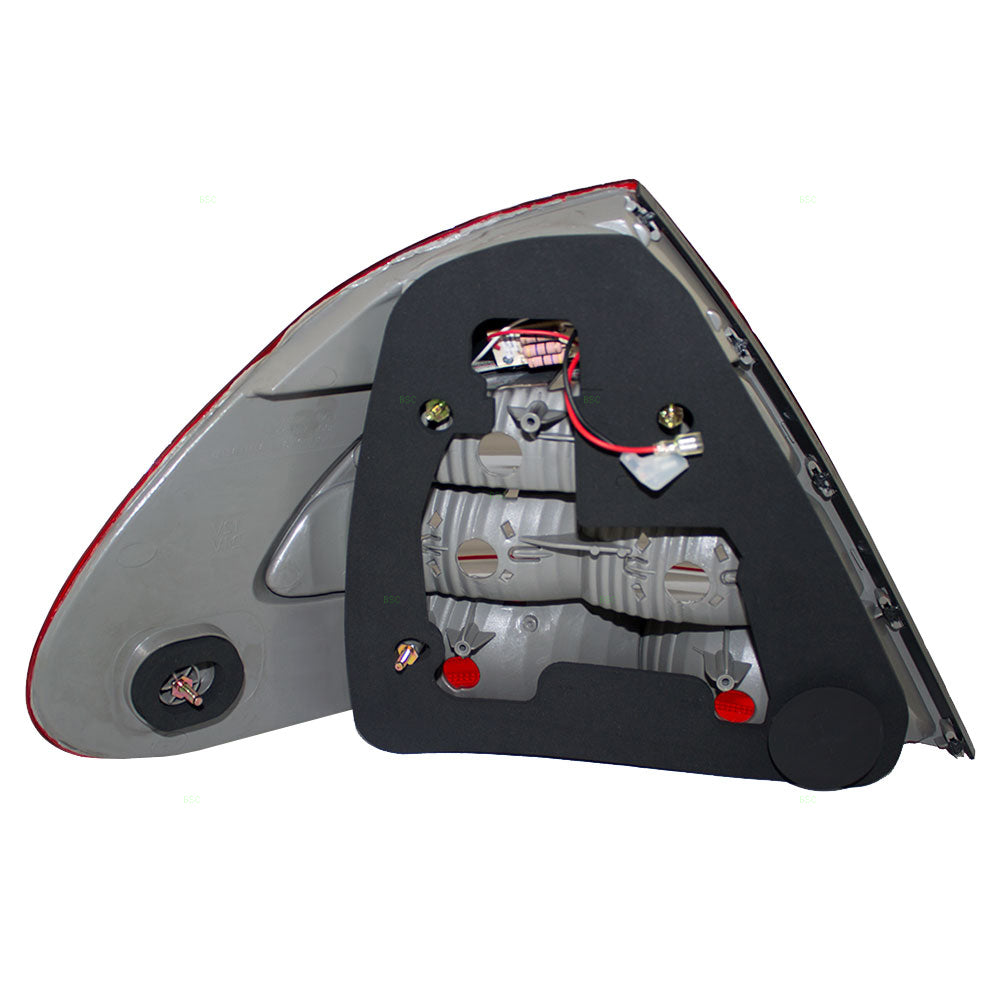 Brock Replacement LED Tail Light Compatible with 07-09 E-Class Sedan Appearance Package Passenger Smoked Back Up Lens 2118202664 211 820 26 64