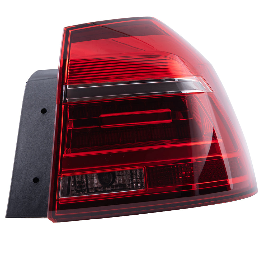 2016-2017 Volkswagen Passat With LED Headlights Built To 7/3/2016 LED Combination Tail Light Assembly Body Mounted RH