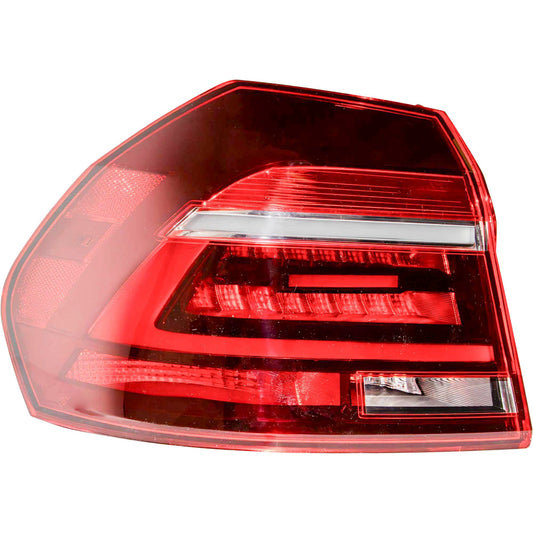 LED Combination Tail Light Assembly Driver Side Left Body Mounted for 2017-2019 Volkswagen Passat