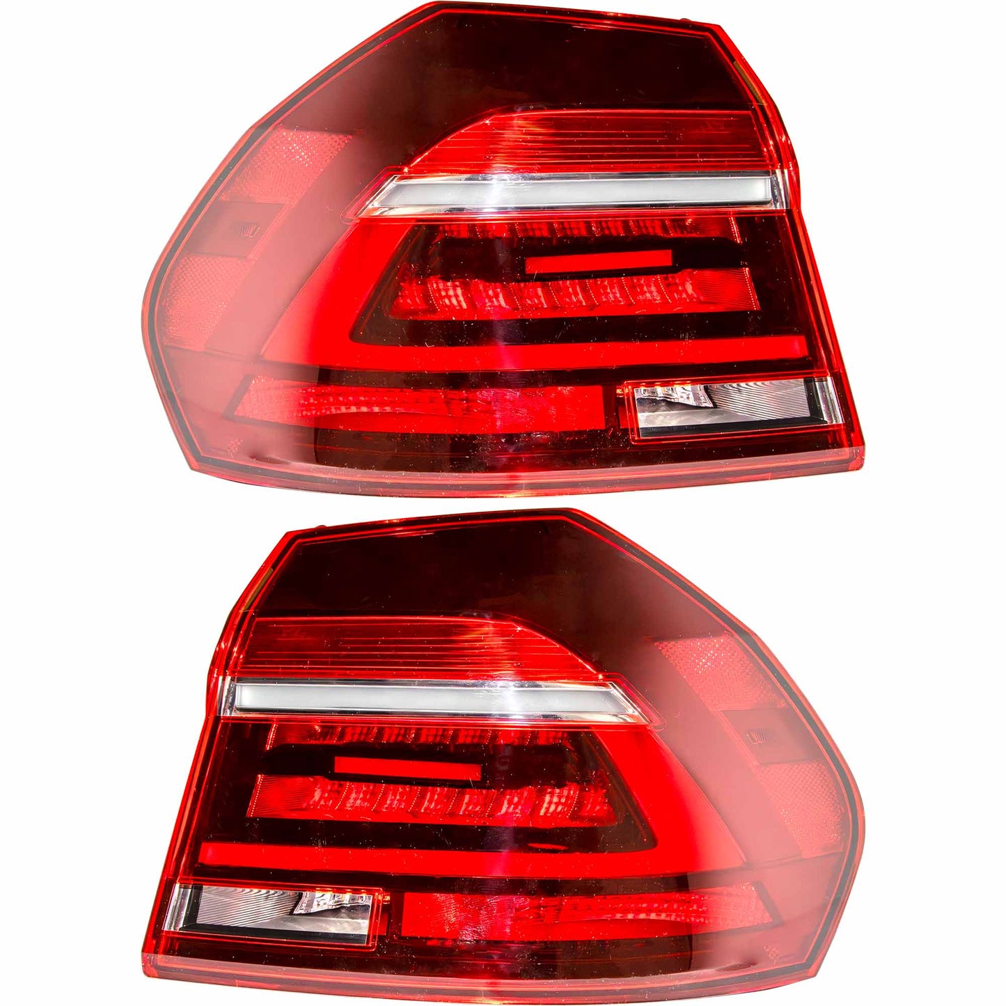 LED Combination Tail Light Assembly Set Driver Side Left Passenger Side Right Body Mounted for 2017-2019 Volkswagen Passat