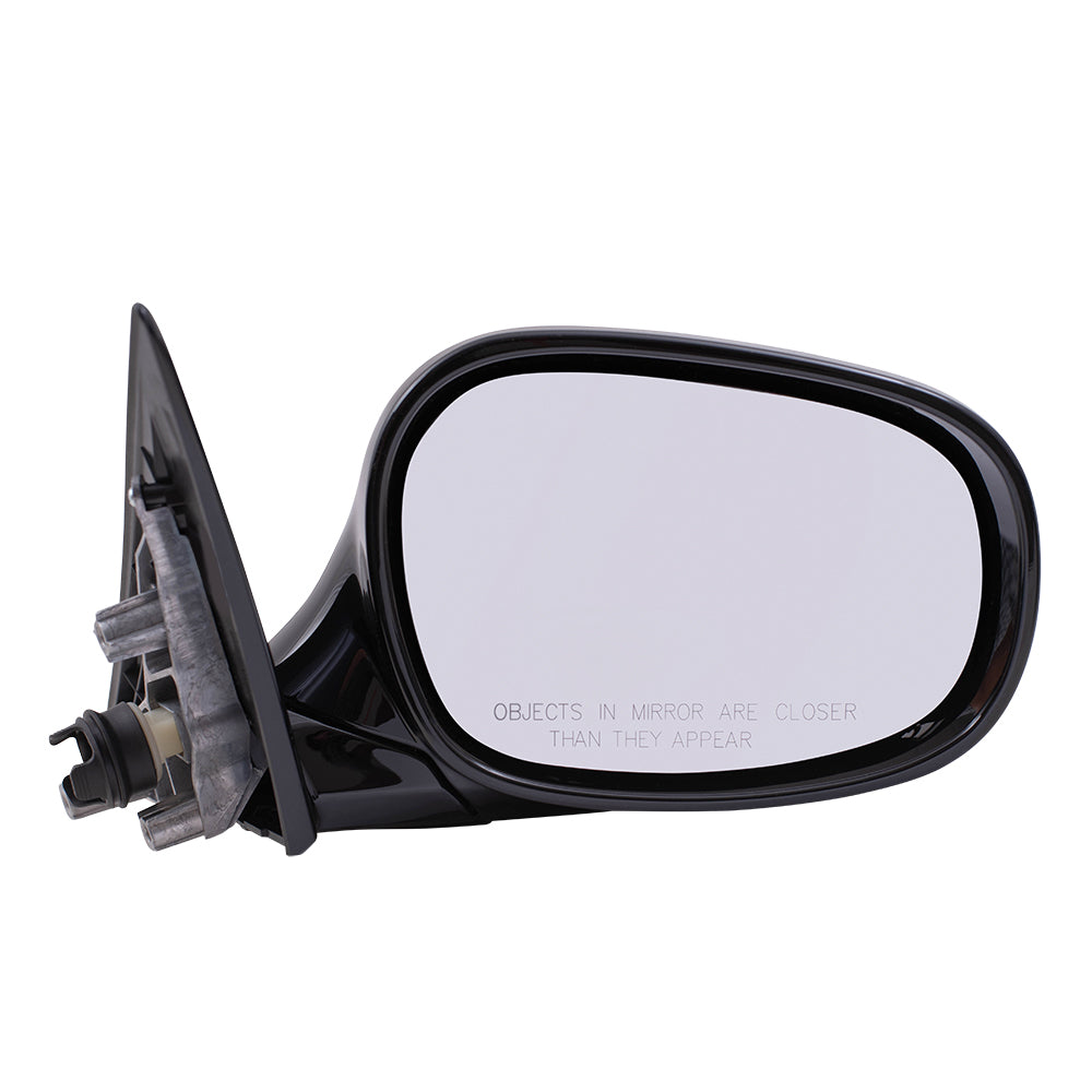 Brock Replacement Passenger Power Folding Side Door Mirror Clear Glass Heated Memory Reverse Tilt Shadow Line Compatible with 2009-2012 3 Series 328i 328xi E91 Wagon