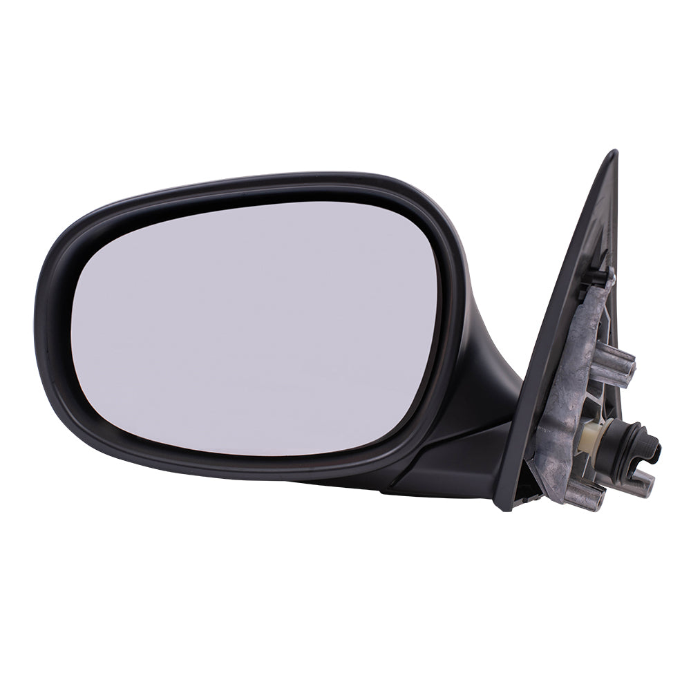 Brock Replacement Driver Power Folding Side Mirror Heated Memory Reverse Tilt Clear Glass Compatible with 2009-2012 328i 328xi E91 Wagon