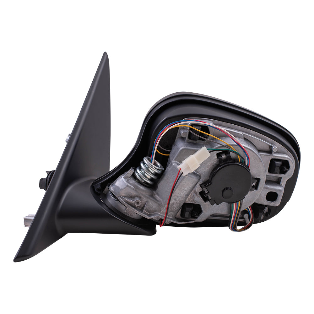 Brock Replacement Driver Power Folding Side Mirror Heated Memory Reverse Tilt Clear Glass Compatible with 2009-2012 328i 328xi E91 Wagon
