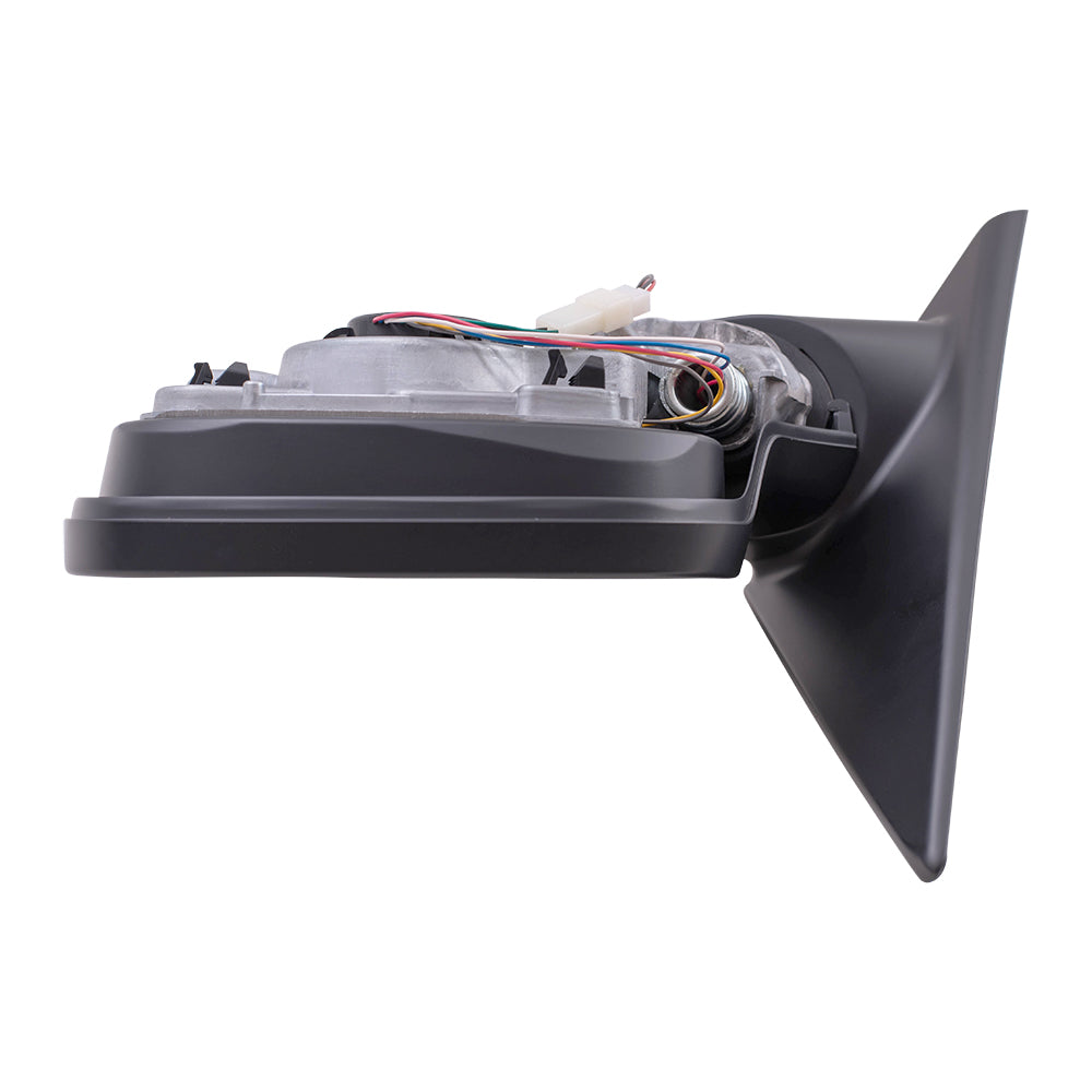 Brock Replacement Driver Power Folding Side Mirror Heated Memory Reverse Tilt Clear Glass Compatible with 2009-2012 328i 328xi E91 Wagon