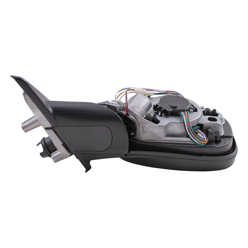 Brock Replacement Driver Power Folding Side Mirror Heated Memory Reverse Tilt Clear Glass Compatible with 2009-2012 328i 328xi E91 Wagon