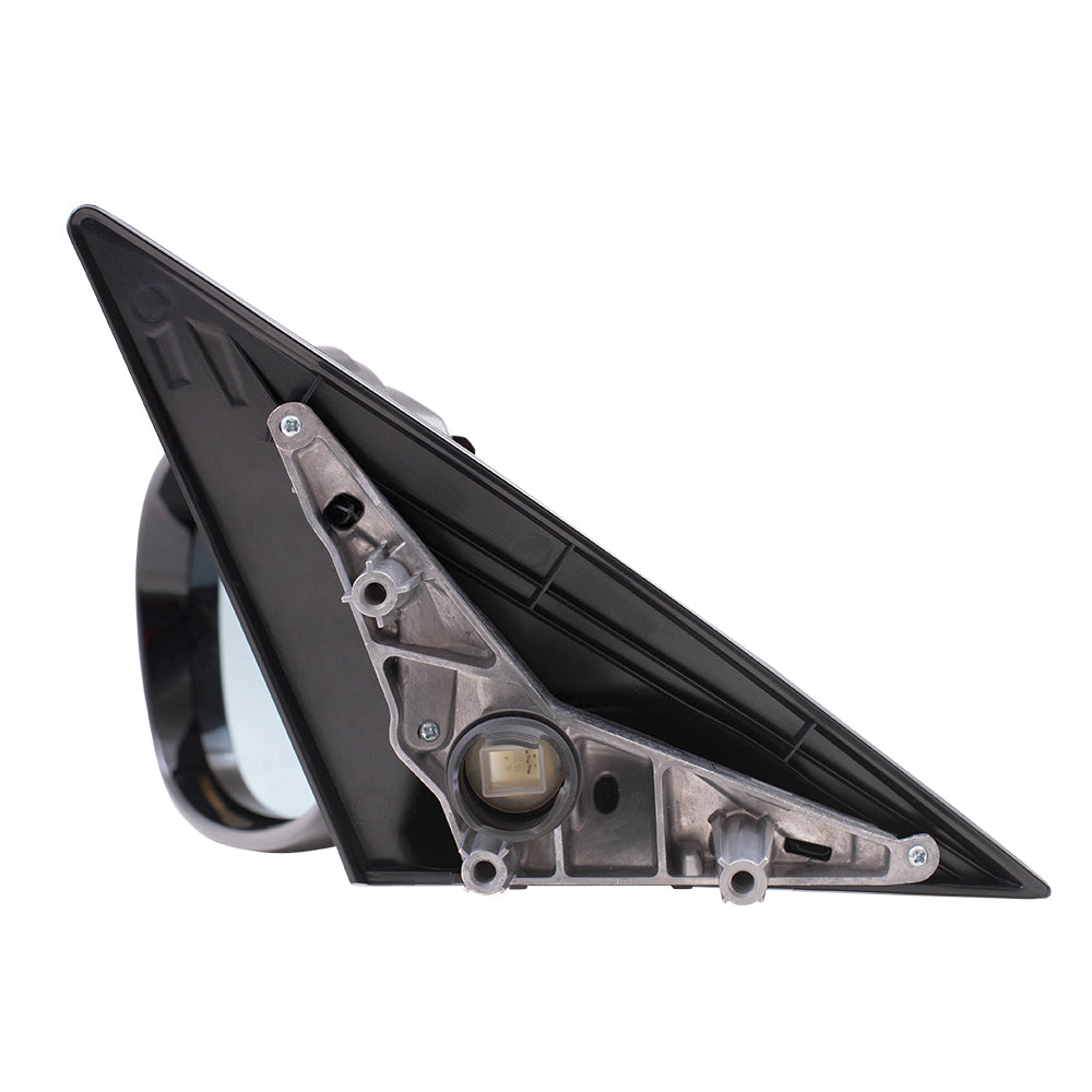 Brock Replacement Driver Power Folding Side Mirror Heated Memory Reverse Tilt Shadow Line Blue Glass Compatible with 2009-2012 328i 328xi E91 Wagon
