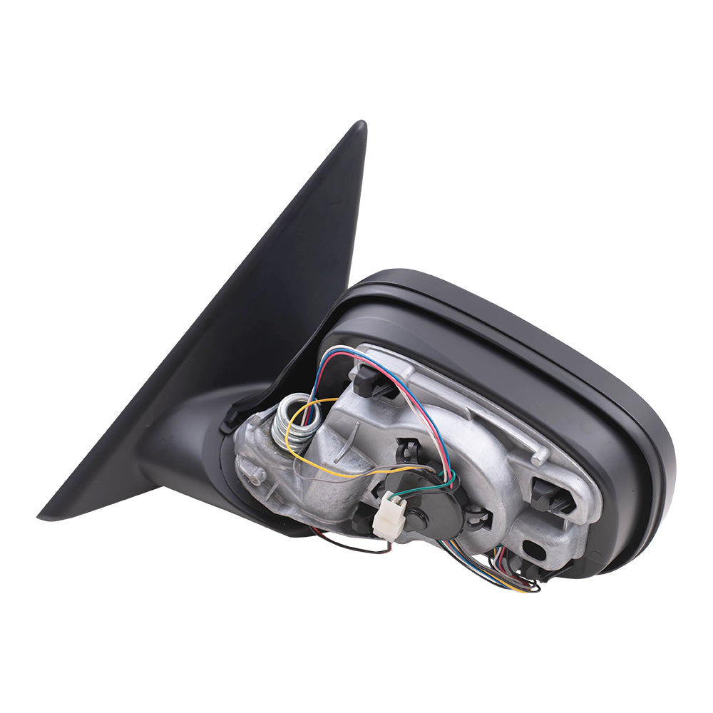 Brock Replacement Driver Power Folding Side Mirror Heated Memory Reverse Tilt Blue Glass Compatible with 2009-2012 328i 328xi E91 Wagon