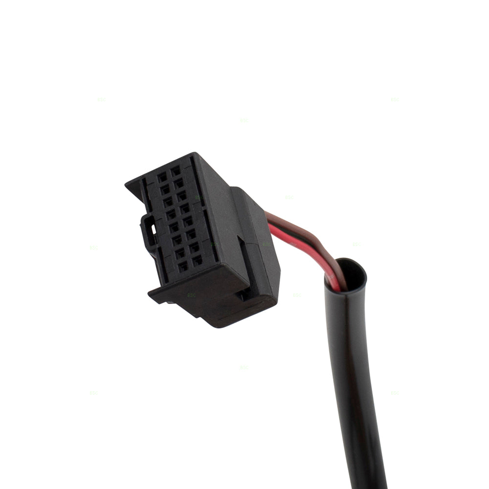 Brock Replacement Pair Set Power Side View Mirrors Heated PTM Gray Compatible with A4 RS4 S4