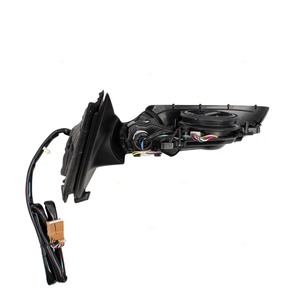 Brock Replacement Drivers Power Folding Side View Mirror Heated Memory Gray Left Compatible with A4 S4 RS4 8E1 858531AC01C