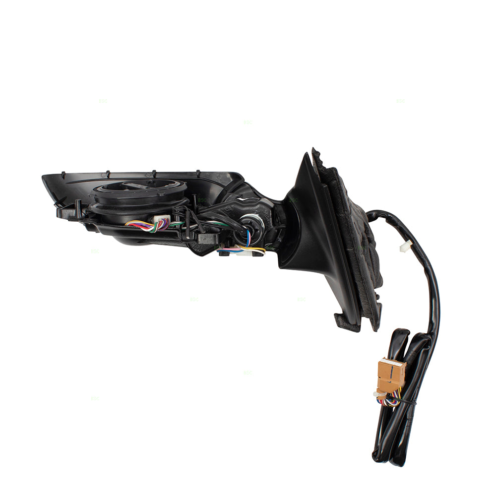 Brock Replacement Passengers Power Folding Side View Mirror Heated Memory Gray Compatible with A4 S4 RS4 8E1858532AC01C