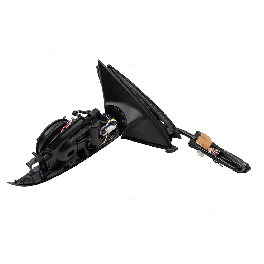 Brock Replacement Passengers Power Folding Side View Mirror Heated Memory Gray Compatible with A4 S4 RS4 8E1858532AC01C