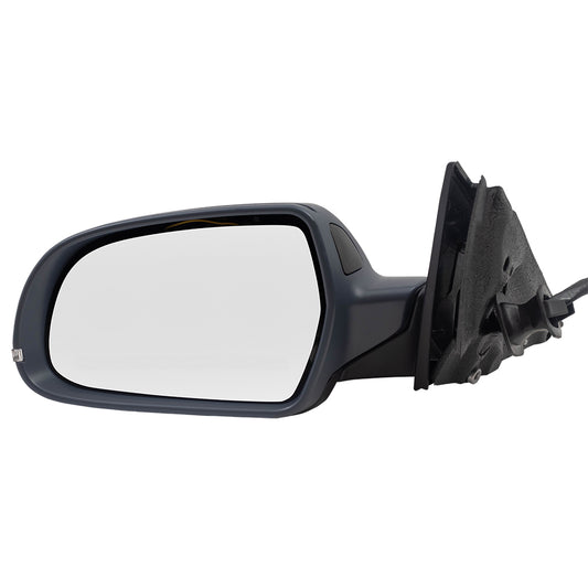 Brock Replacement Power Mirror Compatible with 2012-2016 A4 Sedan Wagon Drivers Power Folding Heated Signal fits 8K1857409AH01C 8K1 857 409 AH 01C