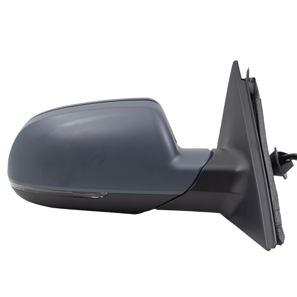 Brock Replacement Pair Power Mirrors Compatible with 2012-2016 A4 Sedan Wagon Driver and Passenger Set Power Folding Heated Signal fits 8K1857409AH01C 8K1857410AH01C