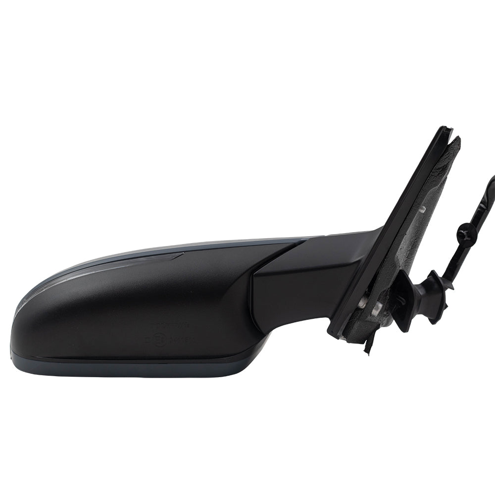 Brock Replacement Pair Power Mirrors Compatible with 2012-2016 A4 Sedan Wagon Driver and Passenger Set Power Folding Heated Signal fits 8K1857409AH01C 8K1857410AH01C