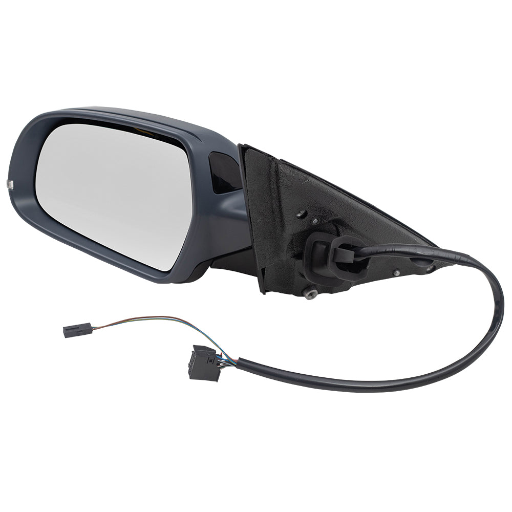 Brock Replacement Power Mirror Compatible with 2012-2016 A4 Sedan Wagon Drivers Power Folding Heated Signal fits 8K1857409AH01C 8K1 857 409 AH 01C