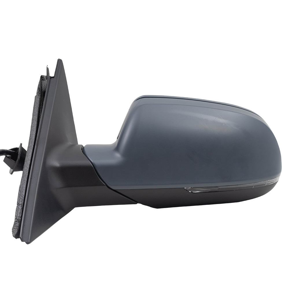 Brock Replacement Power Mirror Compatible with 2012-2016 A4 Sedan Wagon Drivers Power Folding Heated Signal fits 8K1857409AH01C 8K1 857 409 AH 01C