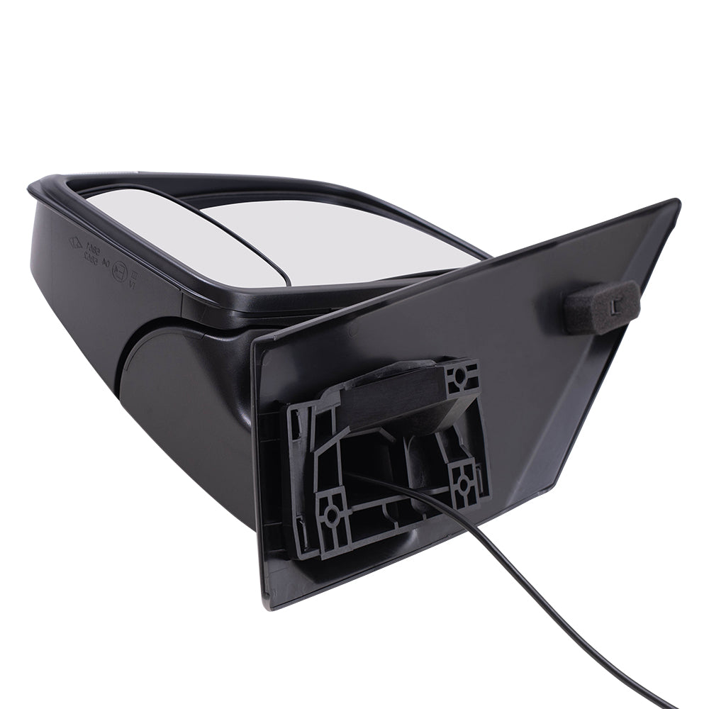 Brock Replacement Driver Side Manual Mirror Textured Black with Signal & Manual Fold W/O Heat, Camera & Blind Spot Detection Compatible with 2019-2020 Sprinter Cargo 1500/2500/3500 (907)