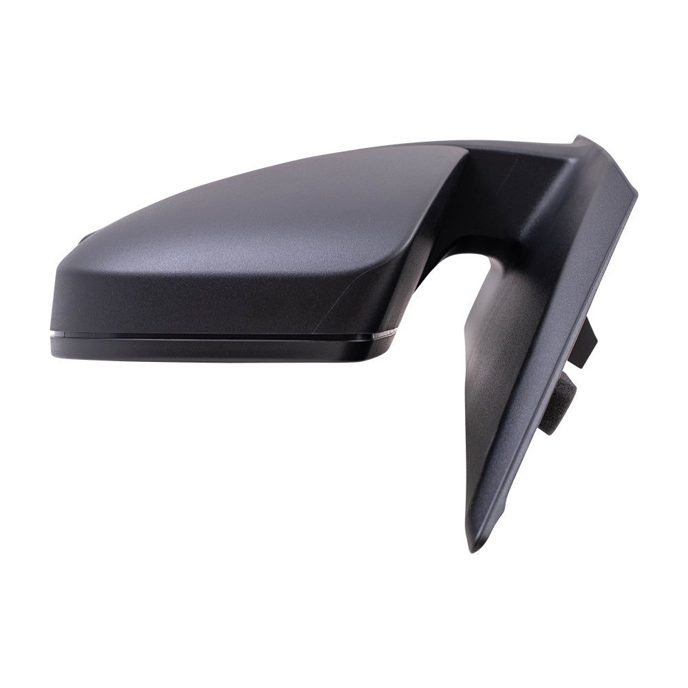 Brock Replacement Driver Side Manual Mirror Textured Black with Signal & Manual Fold W/O Heat, Camera & Blind Spot Detection Compatible with 2019-2020 Sprinter Cargo 1500/2500/3500 (907)