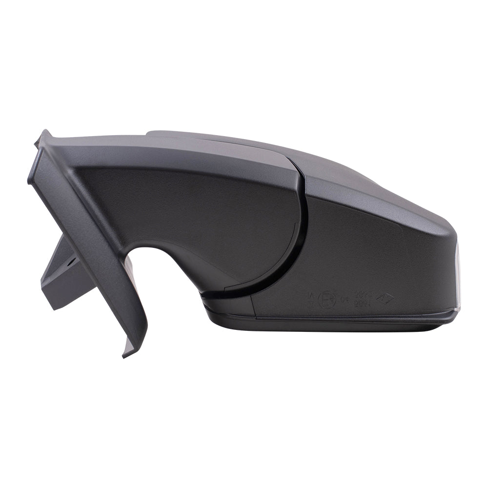 Brock Replacement Driver Side Manual Mirror Textured Black with Signal & Manual Fold W/O Heat, Camera & Blind Spot Detection Compatible with 2019-2020 Sprinter Cargo 1500/2500/3500 (907)
