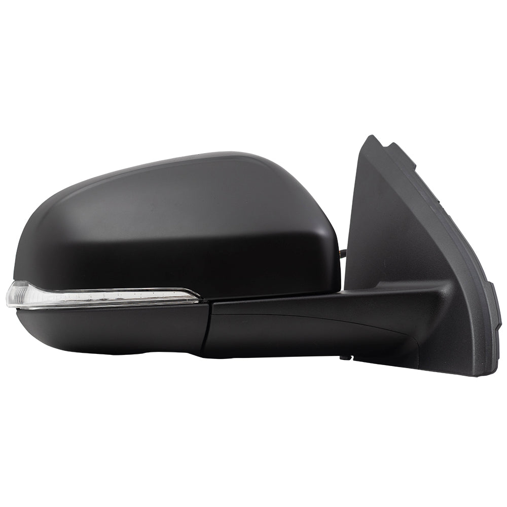 Brock Replacement Passenger Power Folding Mirror Heated with Signal Memory Puddle Lamp Compatible with 2011 2012 2013 2014 2015 2016 2017 2018 S60