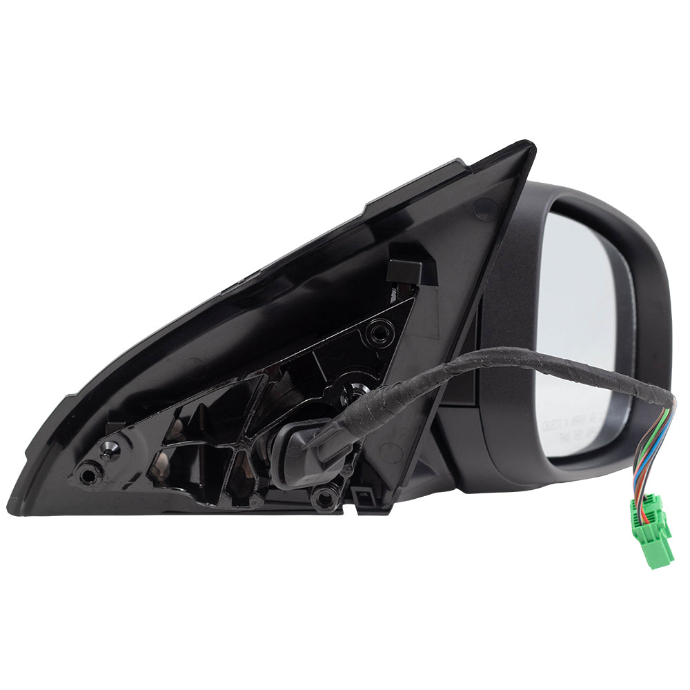 Brock Replacement Passenger Power Folding Mirror Heated with Signal Memory Puddle Lamp Compatible with 2011 2012 2013 2014 2015 2016 2017 2018 S60