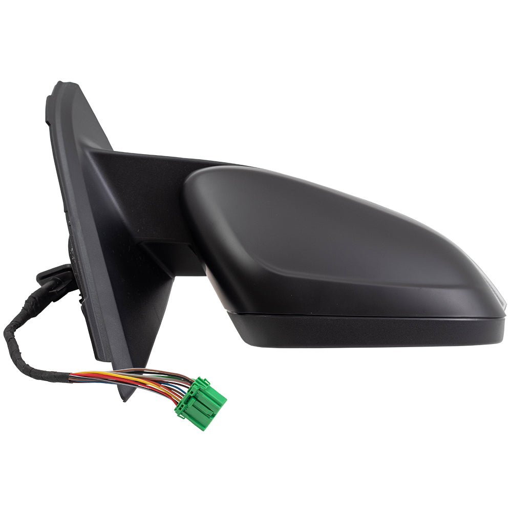 Brock Replacement Passenger Power Folding Mirror Heated with Signal Memory Puddle Lamp Compatible with 2011 2012 2013 2014 2015 2016 2017 2018 S60