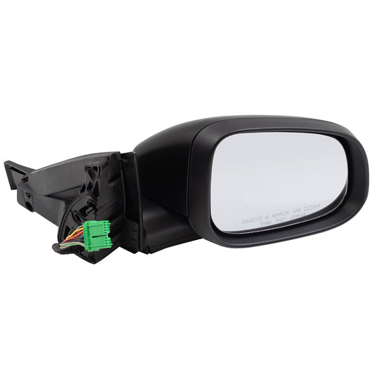 Brock Replacement Passenger Power Mirror Heated with Signal Memory Puddle Lamp Compatible with 2007 2008 2009 2010 2011 S80