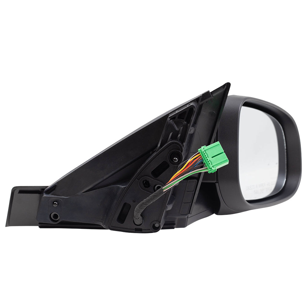 Brock Replacement Passenger Power Mirror Heated with Signal Memory Puddle Lamp Compatible with 2007 2008 2009 2010 2011 S80