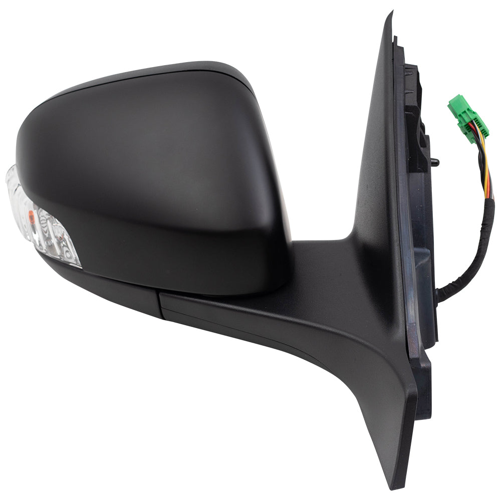 Brock Replacement Passenger Power Mirror Heated with Signal Memory Puddle Lamp Compatible with 2007 2008 2009 2010 2011 S80