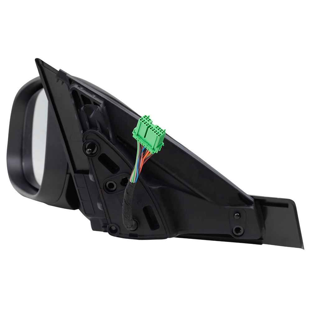 Brock Replacement Driver Power Folding Mirror Heated with Signal Memory Puddle Lamp Temperature Sensor Compatible with 2007 2008 2009 2010 2011 S80