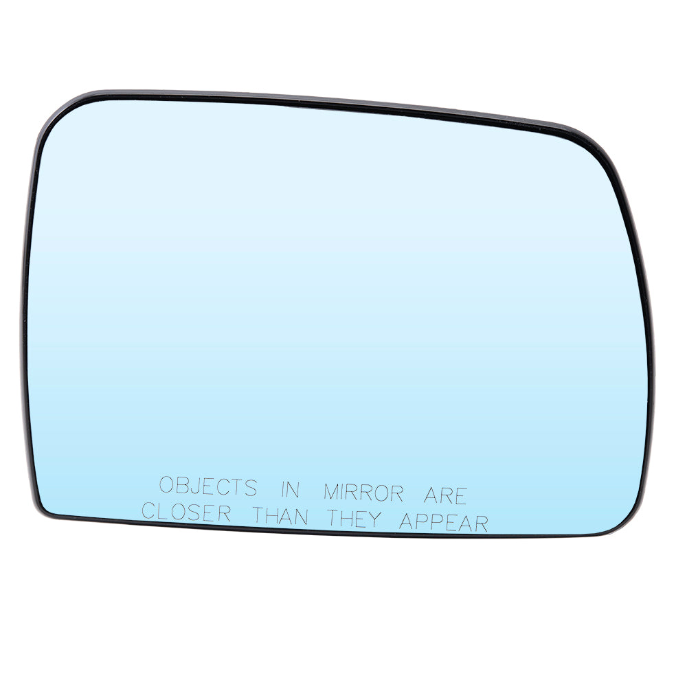 Brock Replacement Passengers Blue Tinted Mirror Glass compatible with 2000 2001 2002 2003 2004 2005 2006 X5 51168408810