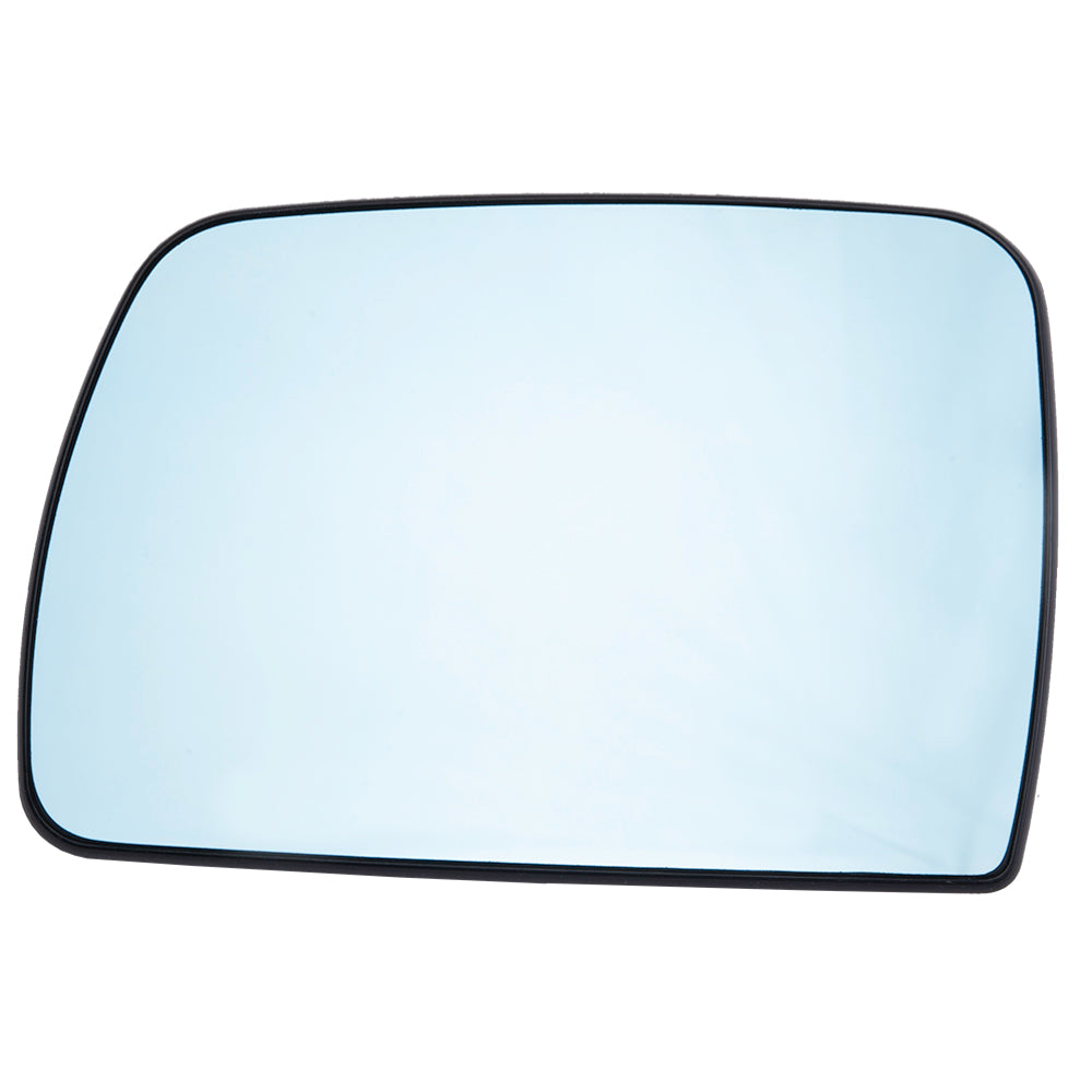 Brock Replacement Drivers Blue Tinted Mirror Glass Heated compatible with 2000 2001 2002 2003 2004 2005 2006 X5 51168408797