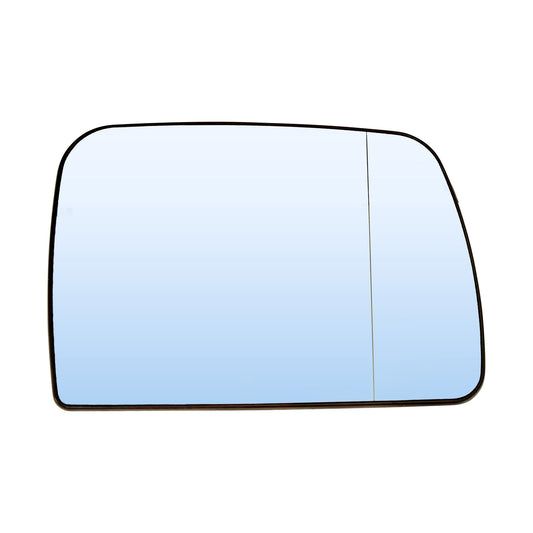Door Mirror Glass & Base Blue Tinted With Heat Without Auto Diming Type with Aspherical Glass Passenger Right for 2000-2006 BMW X5